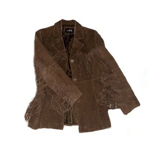 70s fringe leather jacket